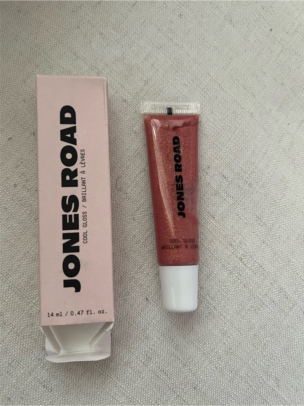 New in box JONES ROAD Cool Gloss in Pink Gold Shimmer -Discontinued